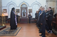 19 апреля 2019 г. – в связи с началом весеннего призыва 2019 г. насельник Далматовского монастыря иеромонах Иосиф (Бровкин) в стенах древней обители благословил призывников из Далматовского района и обратился к ним с напутственным словом.