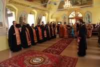 13-14 июля 2018 г. – братия Далматовской обители во главе с наместником игуменом Варнавой (Аверьяновым) приняли участие в праздновании памяти сщмч. Аркадия Гаряева.