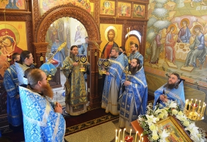 3-4 декабря 2019 г. – наместник Далматовского монастыря игумен Варнава (Аверьянов) принял участие в архиерейских службах праздника Введения во храм Божией Матери в Николаевском храме г. Шадринска и Верх-Теченском женском монастыре.