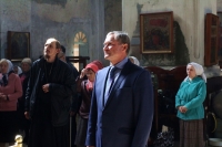 26 августа 2015 г. – посетив Далматовский район Губернатор Курганской области А.Г. Кокорин побывал и в Далматовском монастыре.