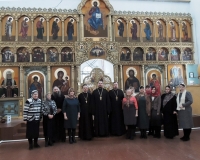 10 февраля 2019 г. – педагоги воскресной школы Далматовского монастыря «Свеча» приняли участие в семинаре для руководителей воскресных школ «Православное образование и воспитание детей на приходах в условиях современной приходской жизни».