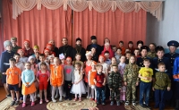 28 апреля 2019 г. – традиционный Пасхальный утренник состоялся в воскресной школе Успенского Далматовского мужского монастыря «Свеча».