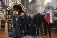 9 октября 2018 г. – наместник Далматовского монастыря игумен Варнава (Аверьянов) передал частицу мощей прп. Далмата Исетского представителям Гатчинской епархии и Северо-Западного региона Всевеликого Войска Донского.