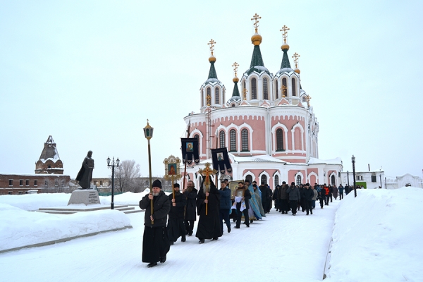 28 февраля 2019 г. – празднование в честь чудотворного Далматского образа Успения Божией Матери состоялось в Далматовском монастыре.