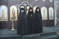 23 марта - 1 апреля 2016 г. – трое монашествующих Петропавловской епархии Митрополичьего округа Казахстана несли послушание в Далматовском монастыре в течение недели Великим постом.