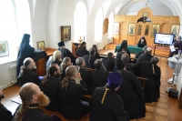 16 апреля 2019 г. – по инициативе епархиального древлехранителя игумена Варнавы (Аверьянова) состоялось выступление перед духовенством Шадринской епархии специалистов в сфере охраны и реставрации памятников культурного наследия.