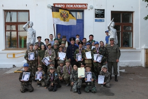 11-13 августа 2018 г. – сборы общественного движения «Казачий дозор», посвященные дню рождения св. мученика Цесаревича Алексия, состоялись в с. Ключевское Далматовского района.