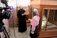 13 февраля 2019 г. – наместник Далматовского монастыря игумен Варнава (Аверьянов) дал интервью посетившей обитель съемочной группе ВГТРК Россия (г. Курган).